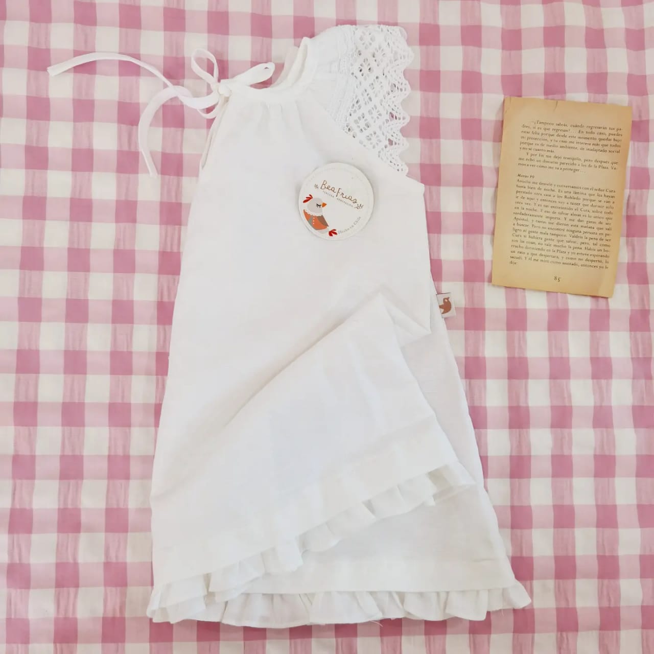 Vestido Lino Blanco