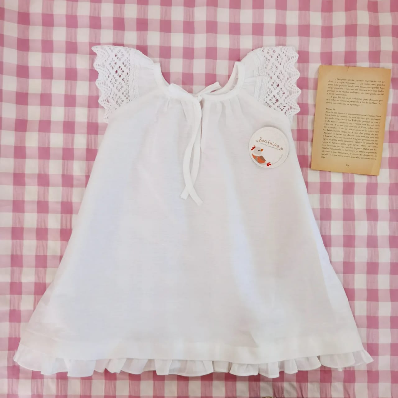 Vestido Lino Blanco